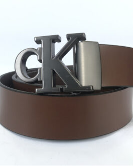 Dark Brown Leather Belt