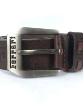 Dark Brown Leather Belt