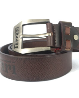 Dark Brown Leather Belt