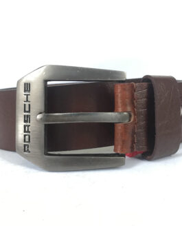 Dark Brown Leather Belt