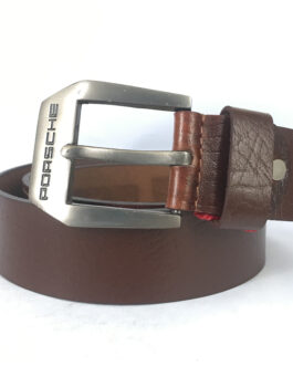 Dark Brown Leather Belt