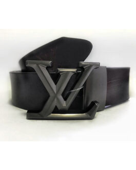 Dark Brown Leather Belt